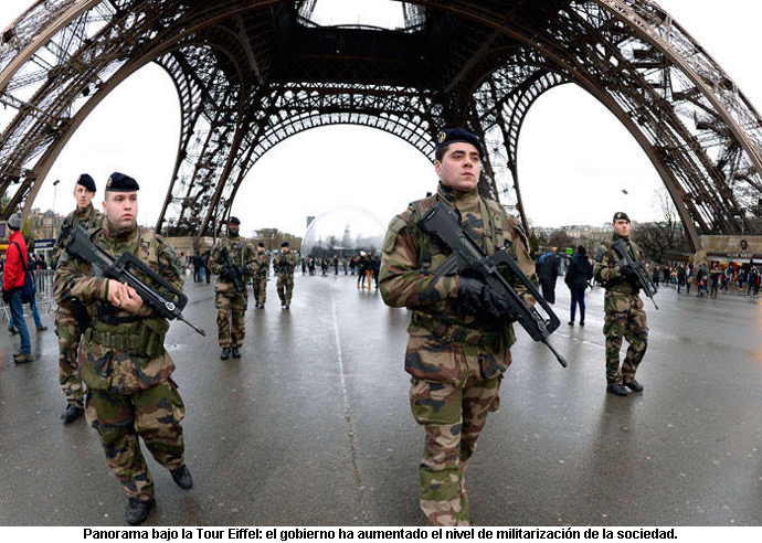 ATENTADOS DEL EI DEJAN 150 MUERTOS EN PARIS Y EL GOBIERNO SACA AL EJÉRCITO Y CIERRA SUS PUERTAS A REFUGIADOS Y MIGRANTES