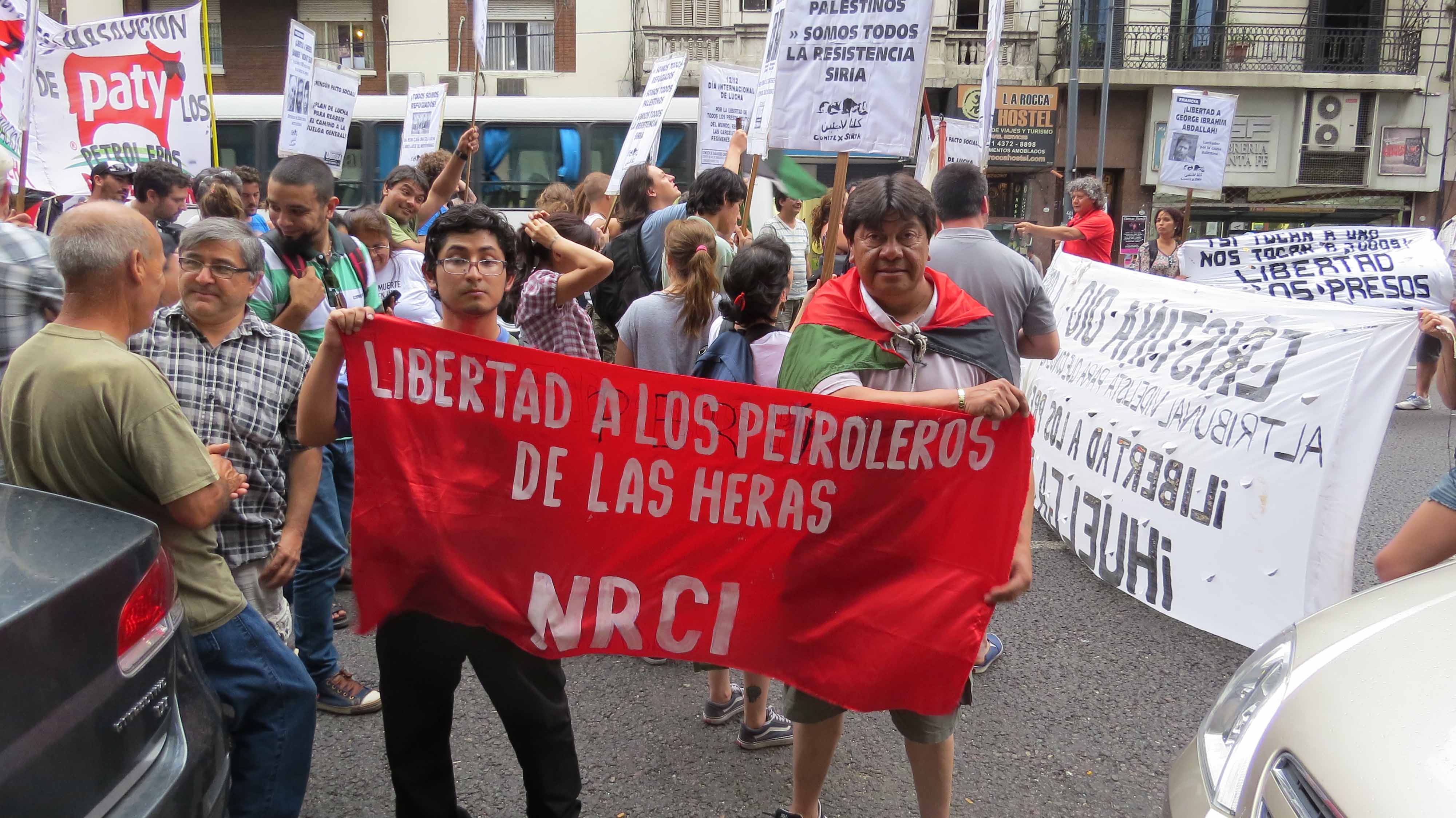 ¡BASTA DE PERSECUCIÓN: UNA SOLA LUCHA EN TODO EL MUNDO POR LA LIBERACIÓN DE NUESTROS PRESOS POR LUCHAR!