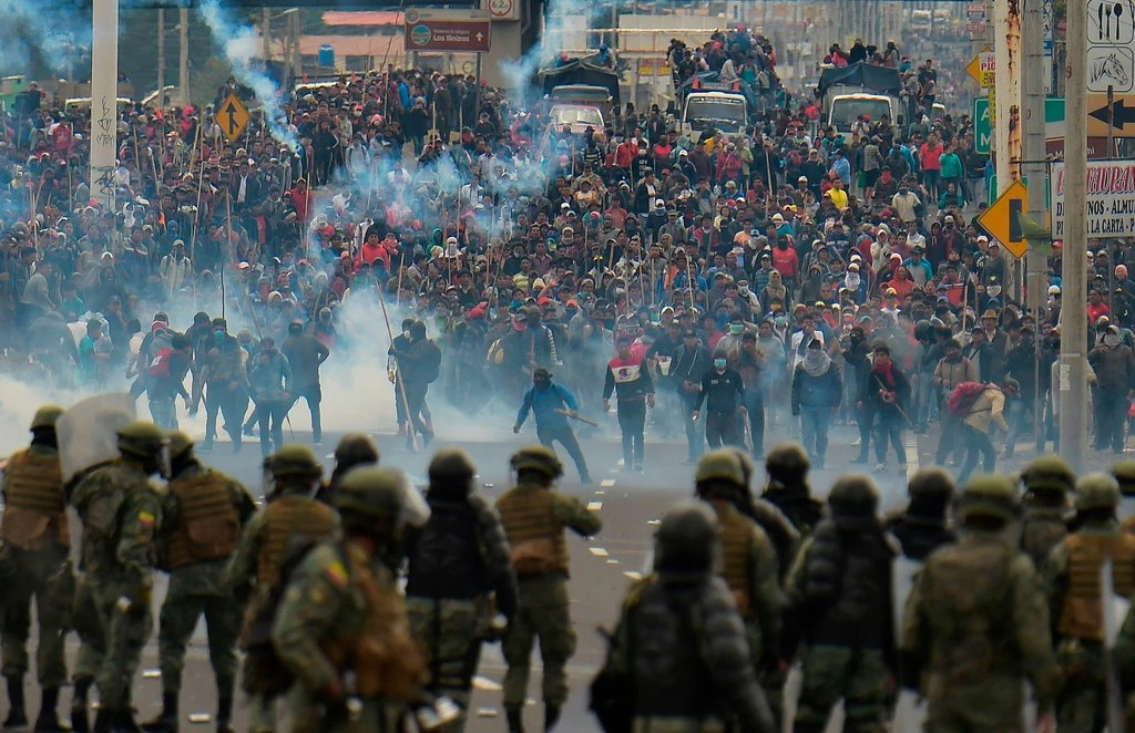 ¡Viva la lucha de los explotados de Ecuador! ¡Abajo el pacto con el gobierno asesino de Lenín Moreno!