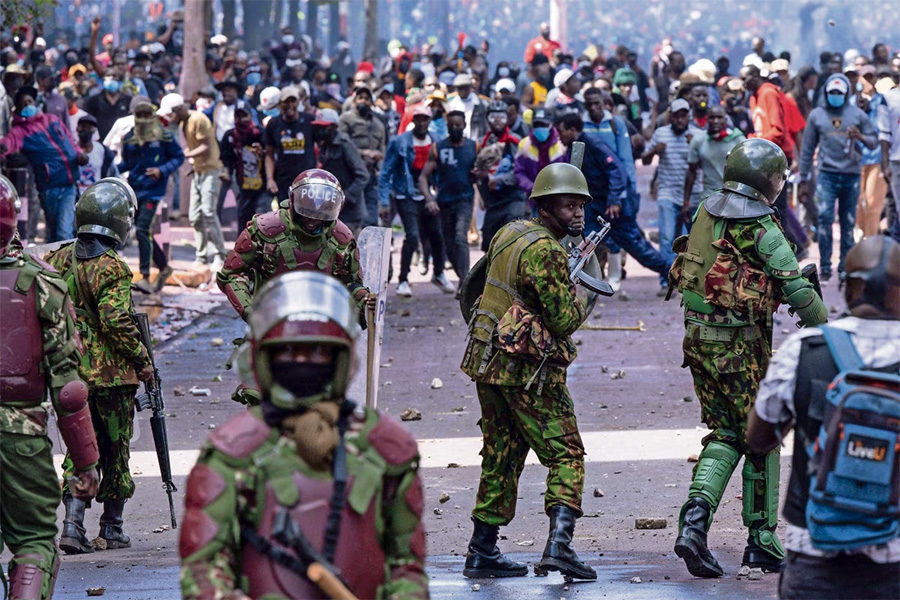 ¡Abajo el gobierno de Ruto! Que se abra la revolución en Kenia y en todo el continente africano