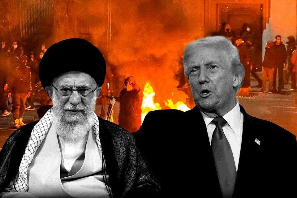 ¡Por la caída revolucionaria del régimen iraní sirviente de las potencias mundiales!