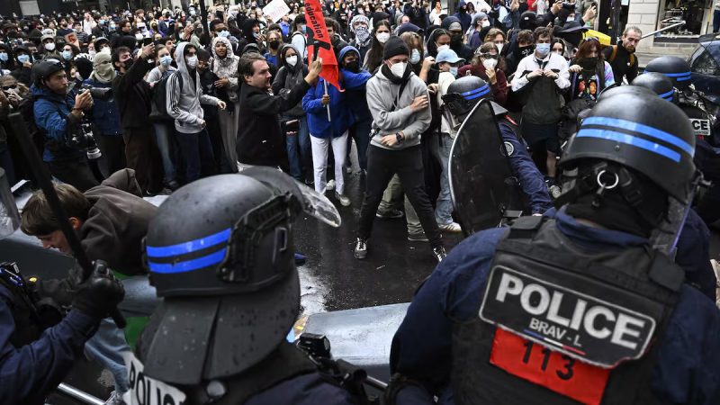 Francia: Una sola lucha estudiantes y trabajadores para conquistar todas nuestras demandas y derrotar al gobierno burgués de Macron